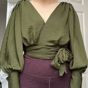 NWT Banana Republic Wrap Shirt